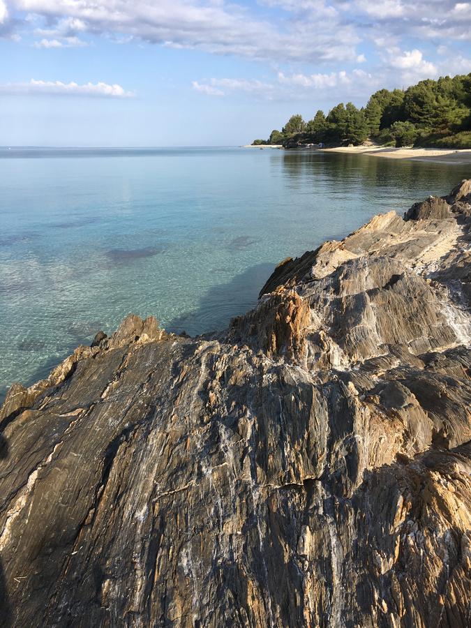 Akti Alegra In Front The Beach Villa Neos Marmaras Exterior photo