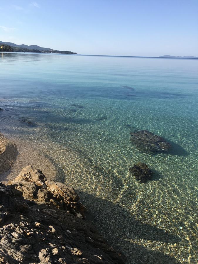 Akti Alegra In Front The Beach Villa Neos Marmaras Exterior photo